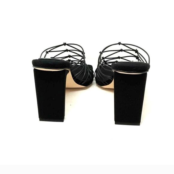 Good American Caged Mule Neoprene Black in 8.5 - Picture 2 of 11